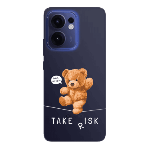 Oppo Reno13 FS Take risk Transparent Silicone TPU Θήκη